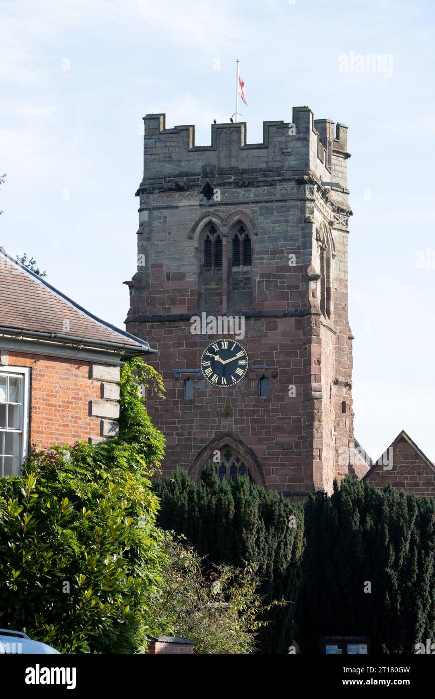 St. Peter`s Church, Dunchurch, Warwickshire, England, UK Stock Photo